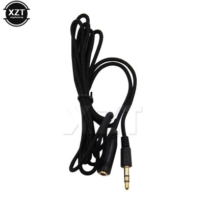 3.5mm Jack Headphones Audio Extension Cable 1.5m/3m/5m Female to Male AUX Cable Cord For Speaker Phone Nylon Wire
