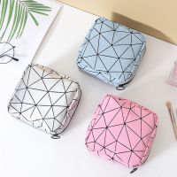 ม้วนแบบพกพาขนาดเล็กคุณภาพสูงใช้ Tas Kosmetik ขนสัตว์ Dompet Koin เก็บผ้าเช็ดปากผู้หญิงกระเป๋าบุอนามัย