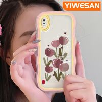 YIWESAN เคส A71ปลอกสำหรับ Samsung A01 A10ลายการ์ตูนแฟชั่นดอกไม้สุดสร้างสรรค์สีสันสดใสเคสโทรศัพท์แบบใสป้องกันเลนส์กล้องกรอบซิลิโคนเคสนิ่มโปร่งใสกันกระแทก