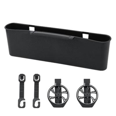 Car Slit Organizer Multifunctional Car Storage Large Capacity with Hooks Box Anti-Dropping Car Interior Accessories For Wallets Phones Books functional