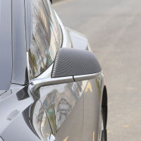 for Tesla Model 3 2017-2021 1 Pair Car Door Side Mirror Cover Caps Carbon Fiber Look Side Mirror Covers Auto Styling Accessories