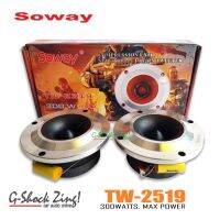 Soway ลำโพงรถยนต์ ทวิสเตอร์ ดอกลำโพง4 นิ้ว หน้าปัดเงา กำลังขับ 300 วัตต์ Soway รุ่น TW-2519 จำนวน 1 คู่