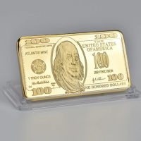 【Jealousy】 USA 100เหรียญแท่งทองคำ24K ทองคำแท่งเหรียญอเมริกันแท่งทองคำ USD