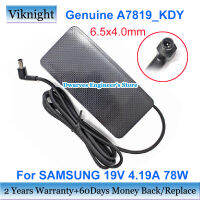 ของแท้ A7819KDY 19โวลต์4.19A AC Adapter สำหรับ SAMSUNG แล็ปท็อปชาร์จ BN44-00888A แหล่งจ่ายไฟ6.5x4.0mm