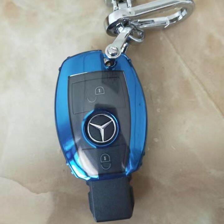 ychic-tpu-pc-benz-key-cover-benz-โลหะผสมจี้พวงกุญแจ-ที่ใส่กุญแจ-แหวนพวงกุญแจ-keyfob-เคสสำหรับ-mercedes-benz-w203-w211-w210-w124-w202-w204-amg-accessories