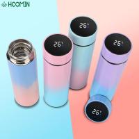 【CW】Water Bottle 500ML Led Digital Temperature Display Stainless Steel Portable Smart Insulation Cup Coffee Cup Outdoor Travel