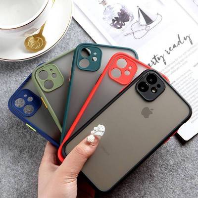 เคสTPU ขอบสีหลังขุ่น Huawi รุ่น Y5/2019 Y6s Y6/2019 Y6p/2020 Y7p/2020 Y7pro/2018 Y7pro/2019 Y9/2019 Nova3i Nova5T Y9prime Y9s Nova7SE P30 P30pro Y7A