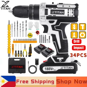 Titan cordless drill hot sale