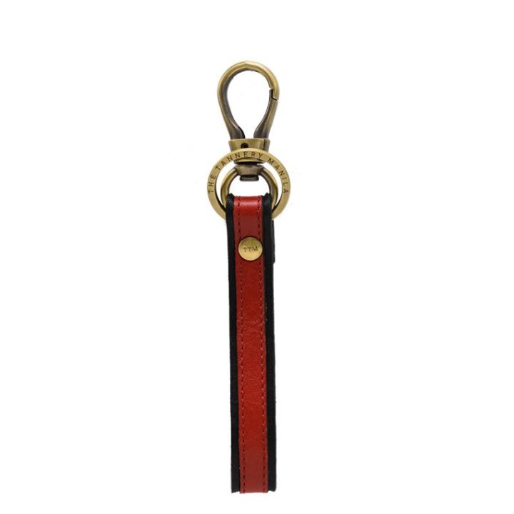 The Tannery Manila Leather Keychain Arman, Red Milled | Lazada PH