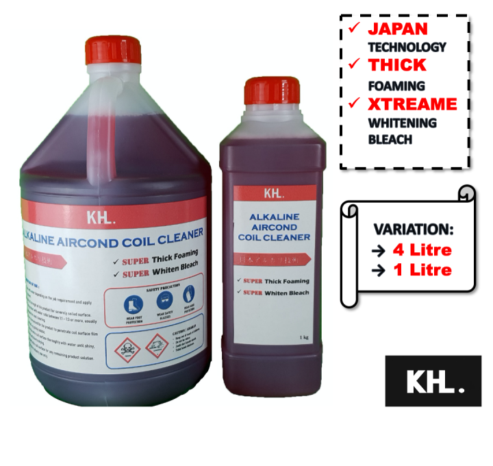 Alkaline Air Cond Coil Cleaner 4Kg / 1Kg (Industrial Grade) / Coil