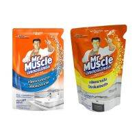 Mr.muscle มิสเตอร์มัสเซิล ผลิตภัณฑ์ทำความสะอาด 400 มล. (ถุงเติม): เลือกสูตรได้