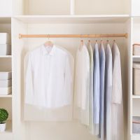 Clothes Transparent Dust Cover Garment Storage Bag Wedding Dress Jacket Coat Hanging Dust Cover Wardrobe Clothing Organizers Wardrobe Organisers