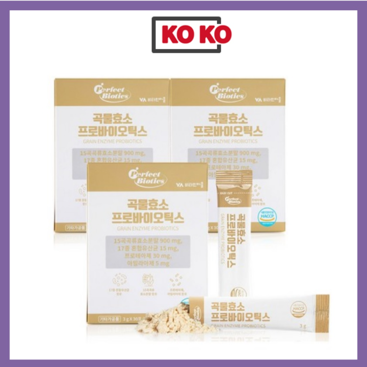[Perfect Biotics] Korean Grain Enzyme Probiotics 3g x 30EA