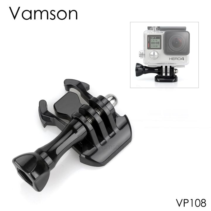 vamson-สำหรับ-gopro-อุปกรณ์เสริมฐานติดหมวกกันน็อคหัวอะแดปเตอร์ที่มีสกรูสำหรับ-gopro-ยาวฮีโร่8-7-6-5-4-3สำหรับ-yi-vp108