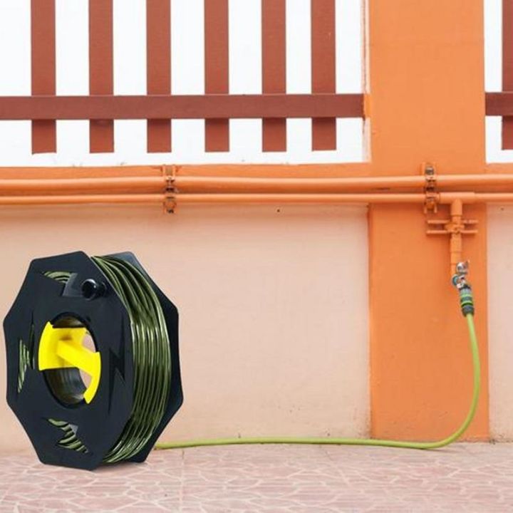 empty-cable-tidy-reel-25m-black-extension-cable-reel-winder-cord-organizer-home-cable-holder-organiser-cord-storage-wheel