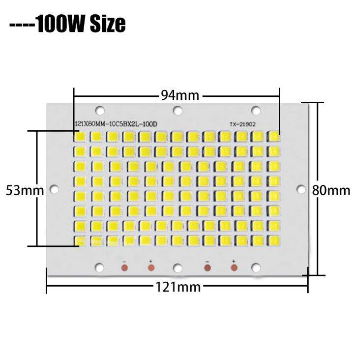 new-lan84-อุปกรณ์โคมไฟทำเล็บ-smd5054ชิปหลอดไฟ-led-แบบ-diy-สำหรับไฟสนามกลางแจ้งสีขาวอบอุ่นอบอุ่นสีขาวบริสุทธิ์20w-30w-50w-100w-150w-200