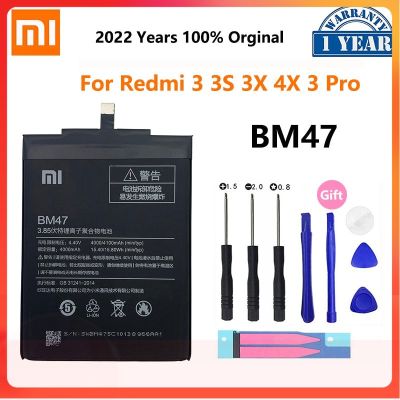 Xiao Mi คุณภาพสูงแบตเตอรี่ BM47 4000 MAh สำหรับ Xiaomi Redmi 3S 3X Redmi 4X Redmi 3 / 3 Pro แบตเตอรี่