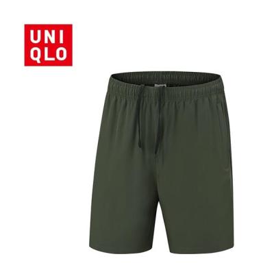 Claribelzi [M-8XL] Uniqlo กางเกงกีฬา ขาสั้น ลําลอง ผูกเชือก กันน้ํา ทรงหลวม ขนาดใหญ่ สําหรับผู้ชาย ใส่วิ่ง เล่นบาสเก็ตบอล