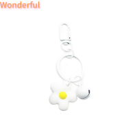 ?【Lowest price】Wonderful กระเป๋าเป้สะพายหลังสำหรับผู้หญิงมีจี้รูปกระดิ่งขนาดเล็กรูปดอกไม้สีเป็นของขวัญ