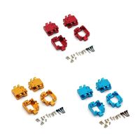 1 Set 1/28 Mosquito Car Universal Metal Gear Box Upgrade Accessories for WLtoys 24131 K989 K969 Model Remote Control Car Blue