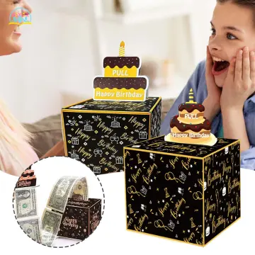 surprise money message picture box gift