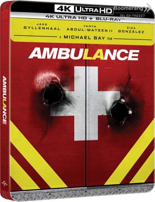 Ambulance /ปล้นระห่ำ ฉุกเฉินระทึก (4K+Blu-ray Steelbook) (4K/BD มีเสียงไทย มีซับไทย) (Boomerang) (หนังใหม่) (สนุกมาก)