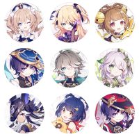 58mm Game Genshin Impact Brooch Pins Anime Badge Nahida Cyno Alhaitham Cosplay Accessories For Clothes Backpack Decoration Gift Fashion Brooches Pins