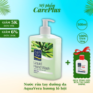 TẶNG GEL RỬA TAY 100ML Nước rửa tay tạo bọt dưỡng chất Lô Hội AQUAVERA