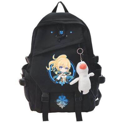 Game Kaedehara Manyo Two-dimensional Cartoon Peripl Student Fashion Schoolbag Uni Backpack Two-dimensional Rice Wife Lei Zhiguo Genshin Impact Kazuha