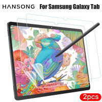 2 ชิ้นกระดาษเช่นป้องกันหน้าจอสำหรับ Samsung Galaxy Tab S8 S7 S6 S6 Lite S5E S4 9.7 A8 A7 Lite 10.1 10.5 ฟิล์มป้องกันหน้าจอ-SDFU STORE