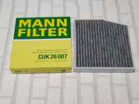 กรองแอร์ ชาโคล  Benz B-Class  W246 / W242 ( 2011 - 2018 )  ทุกรุ่น /  Cabin Charcoal filter Mann CUK26007 / CUK 26007