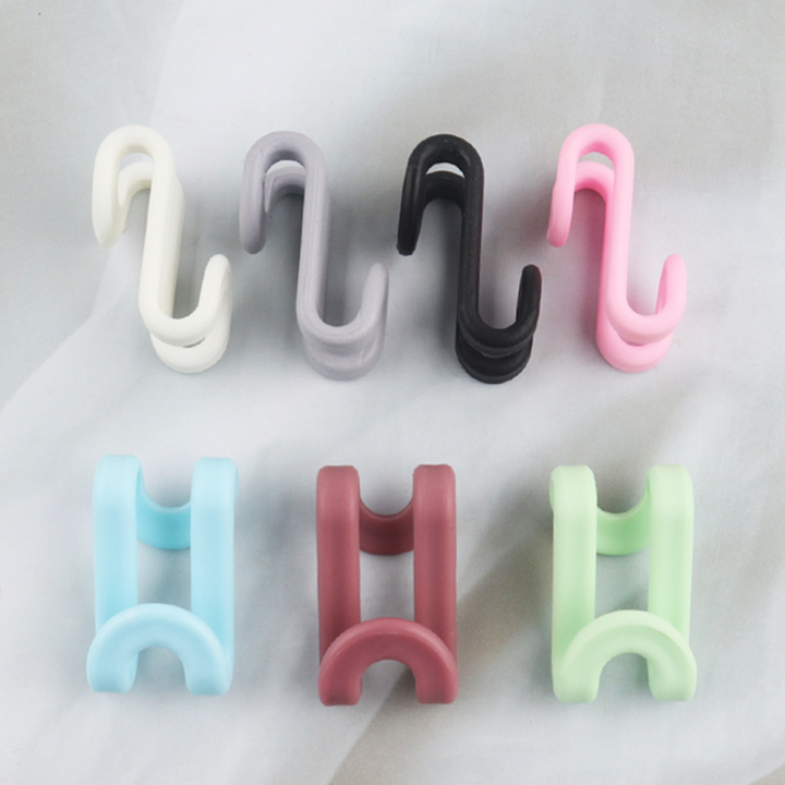 10pcs Clothes Hanger Connector Hooks Cascading Clothes Hangers Heavy Duty  Space Saving Cascading Connection Hooks for Clothes