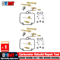 2ชุด Motosikal คาร์บูเรเตอร์เมมบิน่าเซมูล่าชุด Alat Pembaikan สำหรับ GS500 SUZUKI GS500E GSX1100G DR250S DR250SE DR350S DR350SE DR350
