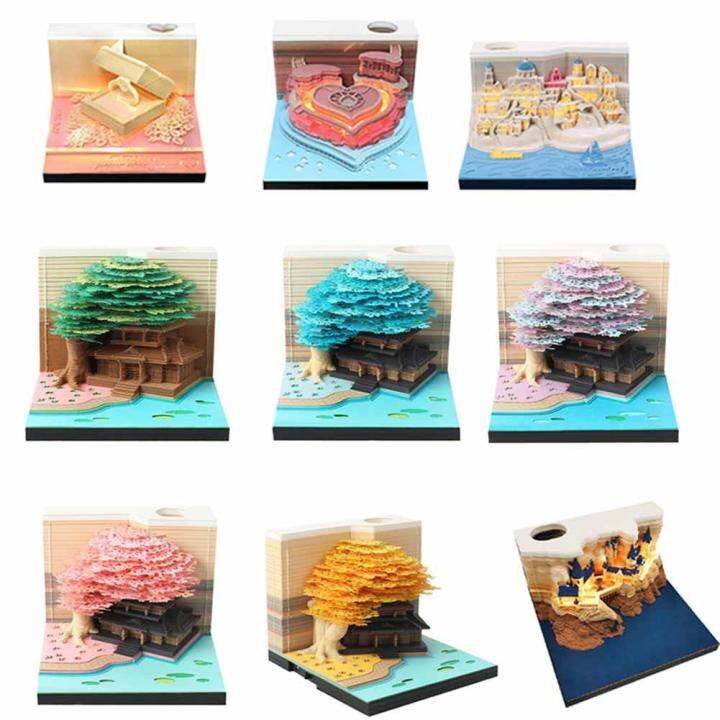 3d-memo-pad-diy-sticky-notes-led-omoshiroi-block-notepads-cube