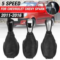 【DT】 hot  Gear Shift Knob For Chevrolet Spark 2011 2013 2014 2015 2016 5 Speed Shifter Gearstick Lever w/Gaiter Boot Cover