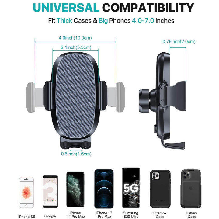 Phone Holder for Car Truck Drivers Universal Upgraded Handsfree Stand ...