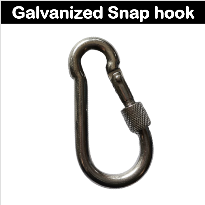 The Nut House 6mm8mm Spring Link Snap Hook W/ and W/O Lock Metal Lock