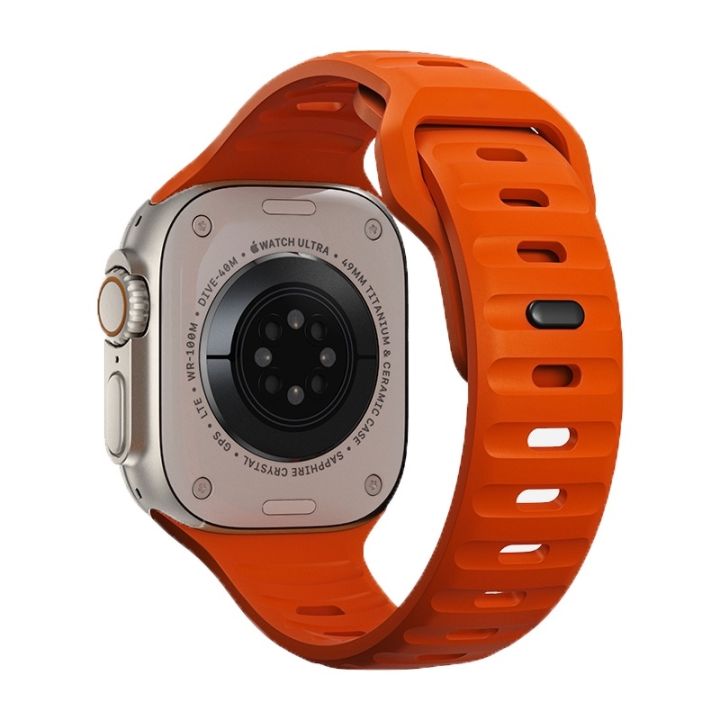 ganzha3965-สายนาฬิกาข้อมือซิลิโคน-แบบนิ่ม-สําหรับ-iwatch-band-ultra-49-มม-44-มม-45-มม-42-มม-41-มม-42-มม-38-มม-iwatch-serise-8-7-6-5