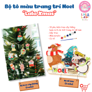 Đồ Chơi Tô Màu Gỗ Noel LalaXmas