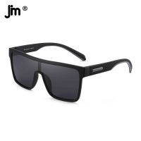 JM Fashion Square Sunglasses Polarized Men Women Brand Design Vintage Shield Sunglasses UV400