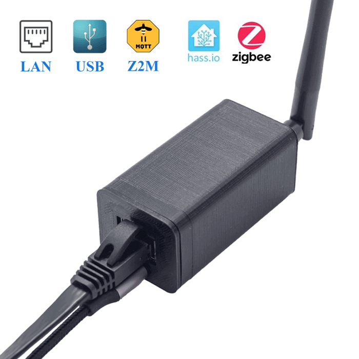 Hub Zigbee Ethernet LAN Kết Nối Zigbee2MQTT CC2652P-LAN (Hỗ trợ Home  Assistant) 