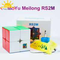 ToyClub Moyu RS2M แม่เหล็ก2X2X2รูบิคไม่มีสติกเกอร์ของเล่นปริศนาสำหรับเด็กผู้ใหญ่