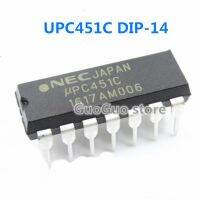 2ชิ้น UPC451C DIP-14 PC451C DIP14พลังงานต่ำเครื่องขยายเสียงปฏิบัติการ4ทาง