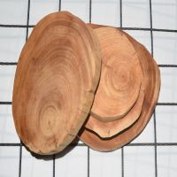 【CC】 Round Wood Coasters Cup Mug Drinks Holder Tableware Decoration Crafts