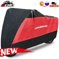 HEROBIKER Moto Black Red Motorcycle cover universal Outdoor UV Protector Scooter All Season waterproof Bike Rain Dustproof