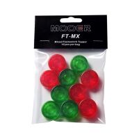 Mooer 10pcs Candy Footswitch Toppers Protector Colorful Plastic Bumpers Guitar Effect Pedal Protector (Random Color)