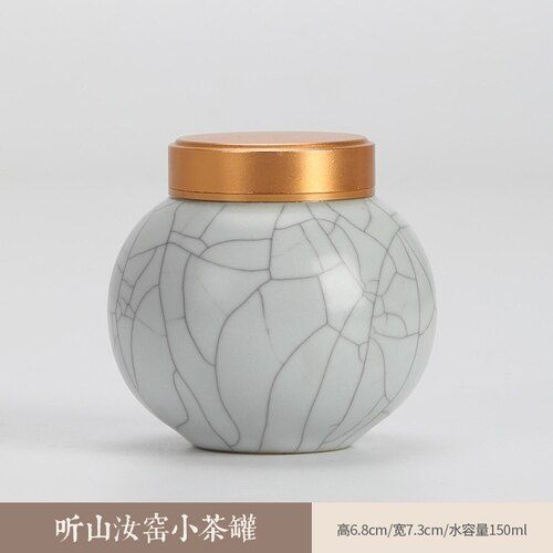 modern-crack-ceramic-storage-jar-alloy-sealed-tea-jar-portable-mini-can-candy-food-storage-container-home-decoration-accessories