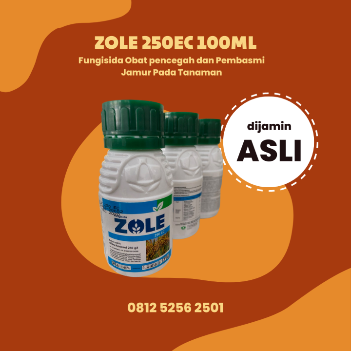 Zole 250EC 100ml Fungisida Obat pencegah dan Pembasmi Jamur Pada ...