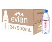 Thùng 24 Chai nước khoáng thiên nhiên Evian 500ml 500ml x 24