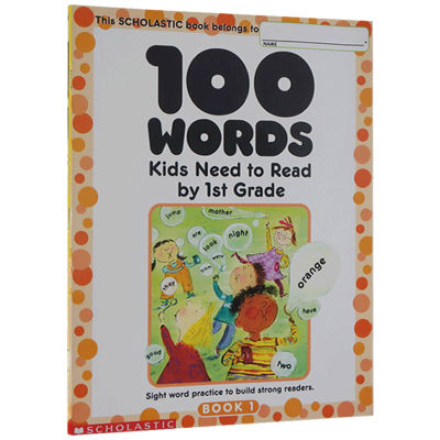 American primary school first grade practice teaching aids English original books 100 vocabulary childrens exercise books